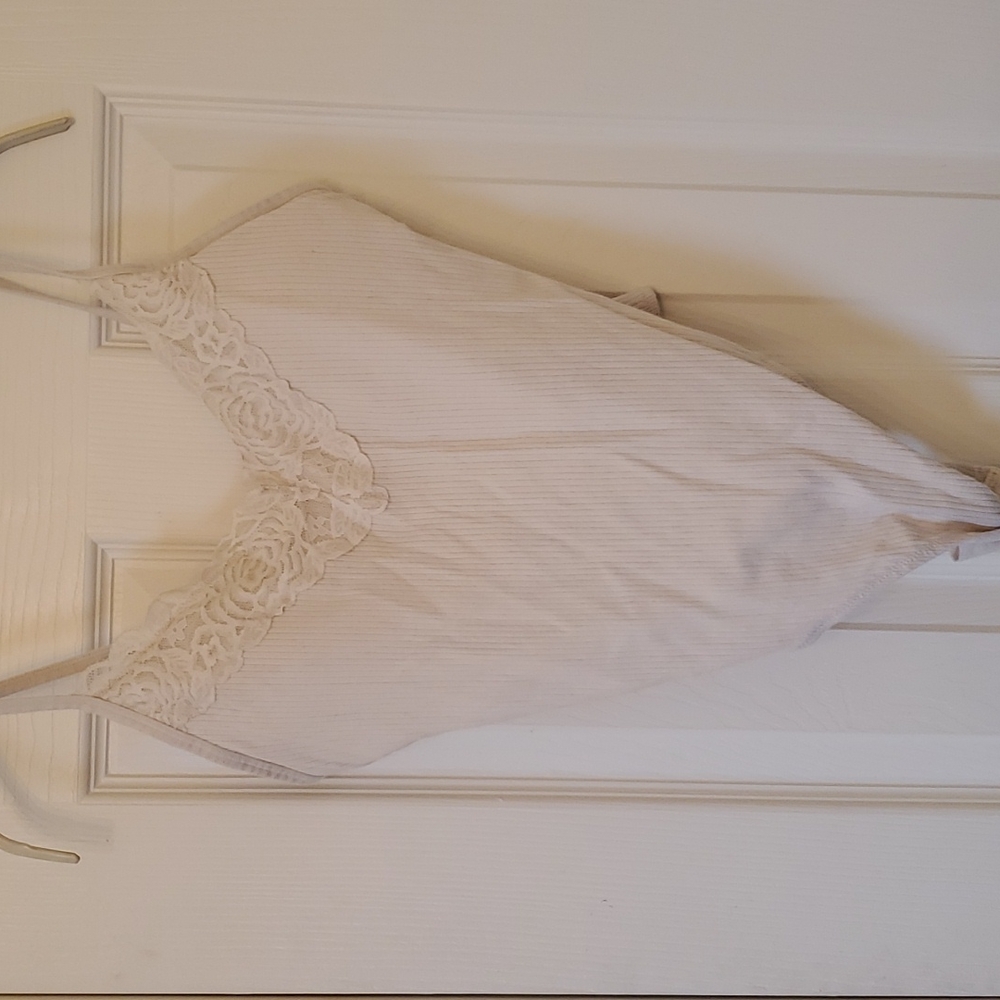 Victorias Secret white tank top body suit